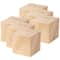 6 Pack: 3" Wood Square Block by Make Market®
